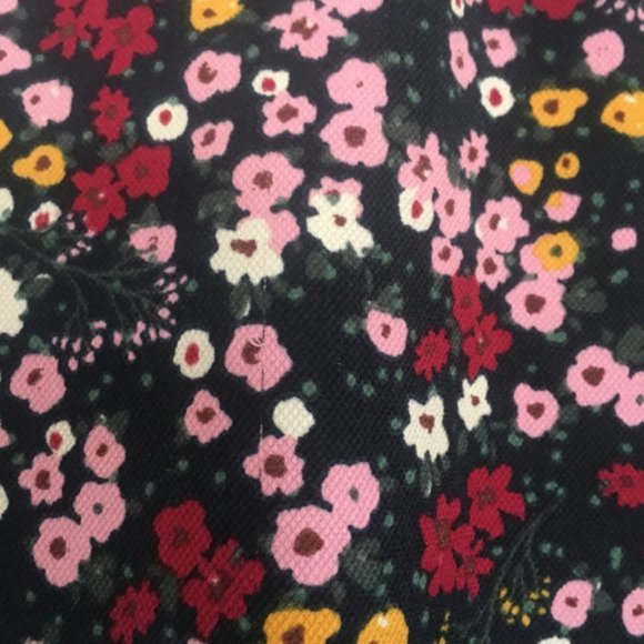 14th & Union navy spring dainty floral tank top - Picture 8 of 8